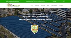 Desktop Screenshot of proenergy.com.mx