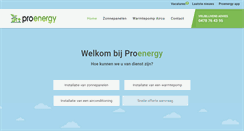 Desktop Screenshot of proenergy.be