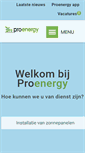 Mobile Screenshot of proenergy.be